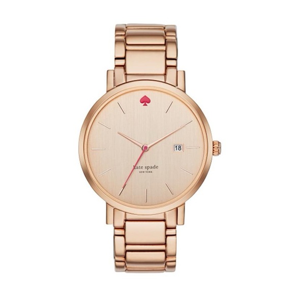 kate spade Jewelry - Kate Spade Gramercy Grand Rose Gold Watch